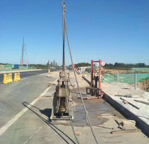 普洱公路高聚物注浆加固